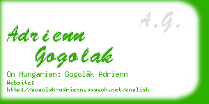 adrienn gogolak business card