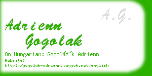 adrienn gogolak business card